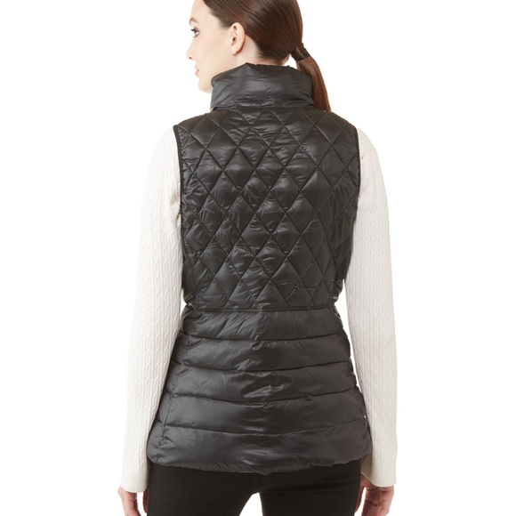 NWOT CALVIN KLEIN PERFORMANCE PREMIUM DOWN VEST HIGH SHINE IN BLACK W/POCKETS S - Picture 6 of 15